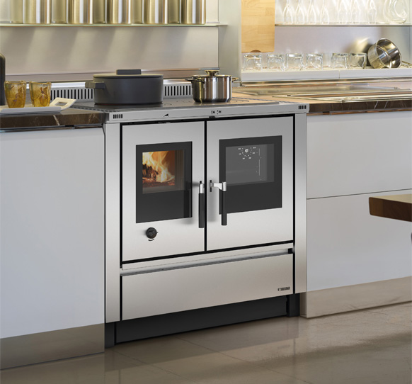 Дровяная кухонная плита La Nordica PADOVA Inox