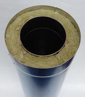 Труба утепленная (сэндвич) нерж/оцинк L1000 D 160/260 0.5mm