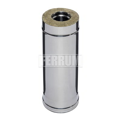 Сэндвич FERRUM 0,5м (430/0,8мм + нерж.) Ф120х200