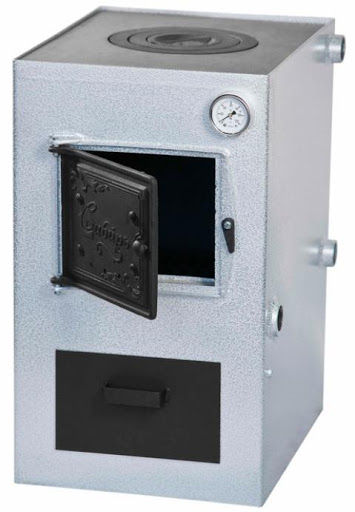 Котел отопительный стальной Сибирь КВО 15 универсальный